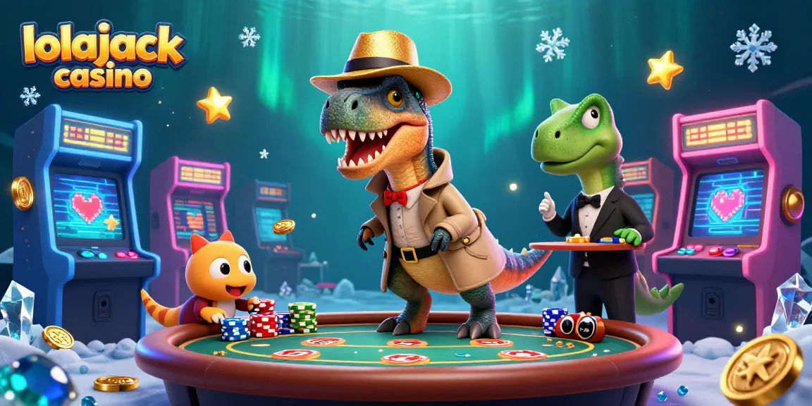 Experience thrilling gameplay at lolajack casino with a vibrant, cartoon-inspired gaming scene.